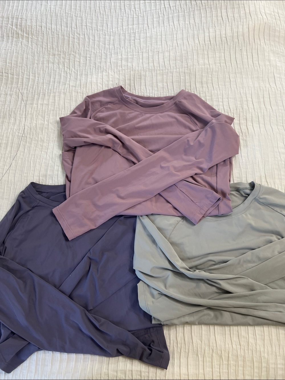 Women’s Long Sleeve Crewneck Top - Dusty Rose